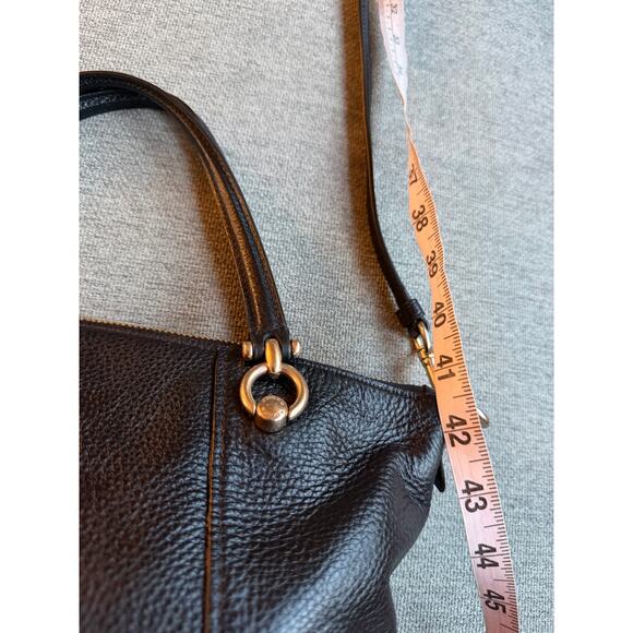 COACH Casey Satchel Leather Black 2Way Shoulder Bag - Picture 10 of 16